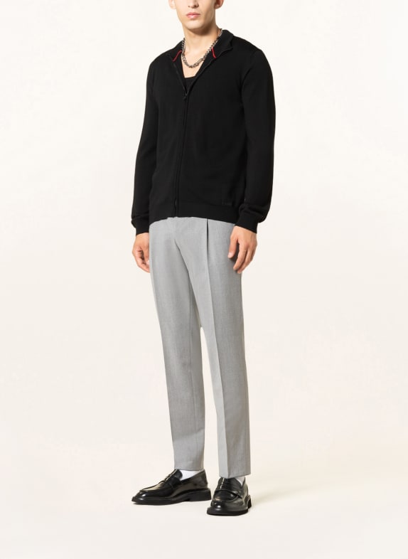 HUGO Strickjacke SAN JORGE SCHWARZ