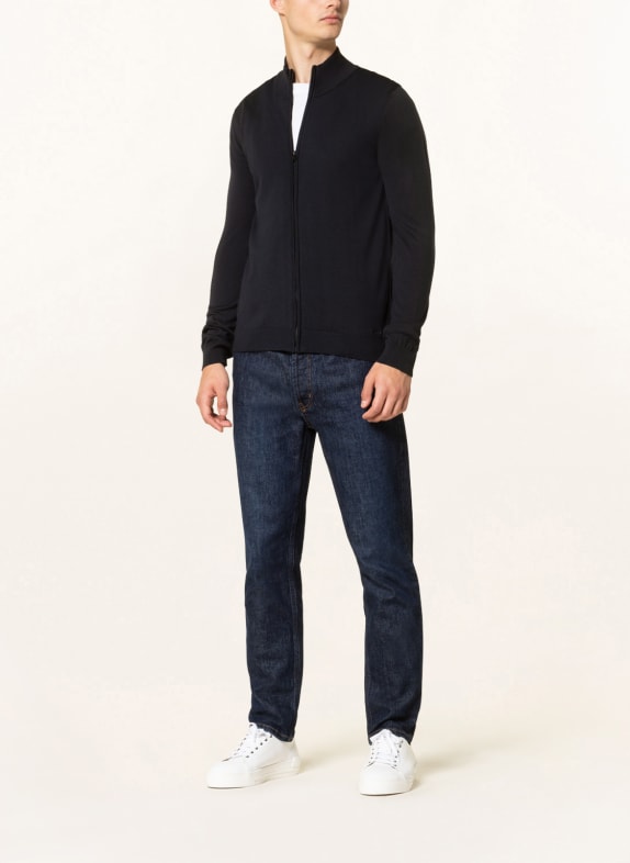 HUGO Strickjacke SAN JORGE DUNKELBLAU