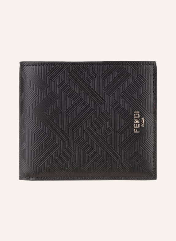 FENDI Geldbörse SCHWARZ