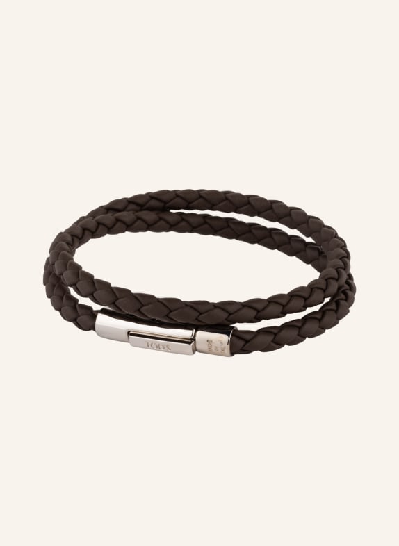 TOD'S Lederarmband DUNKELBRAUN
