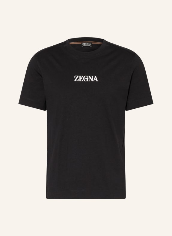 ZEGNA T-shirt CZARNY
