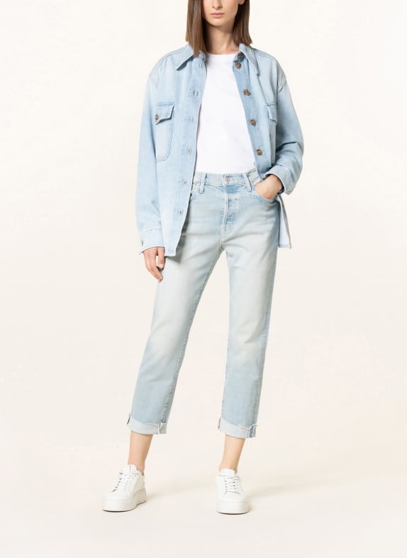 MOTHER 7/8-Jeans THE SCRAPPER CUFF ANKLE FRAY