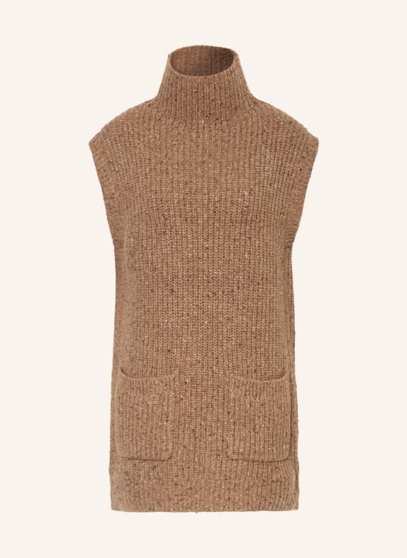 POLO RALPH LAUREN Strickkleid CAMEL