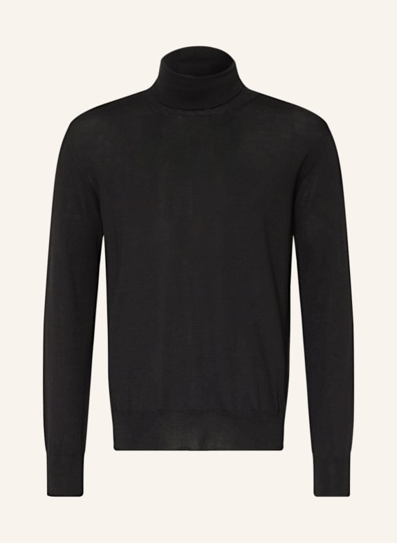 JIL SANDER Turtleneck sweater BLACK