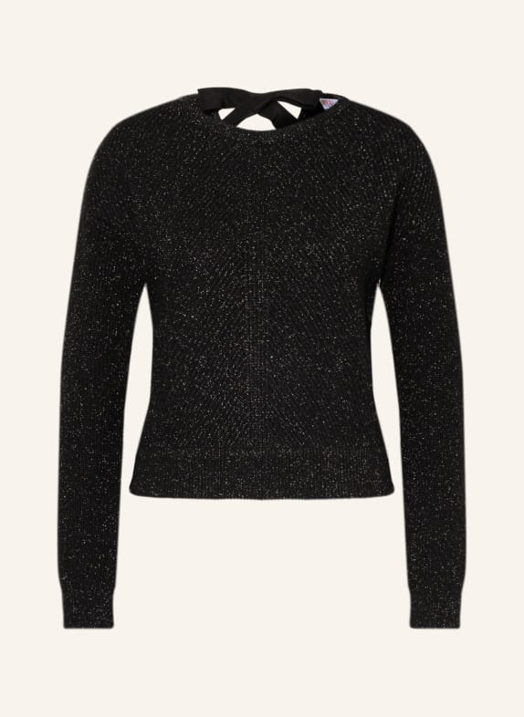 RED VALENTINO Sweter z błyszczącą przędzą