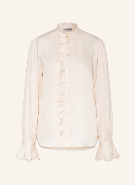 FABIENNE CHAPOT Blouse BABA with lace and ruffles ECRU