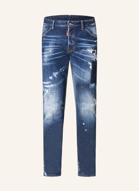 DSQUARED2 Jeans COOL GUY Extra Slim Fit mit Schmucksteinen 470 NAVY BLUE
