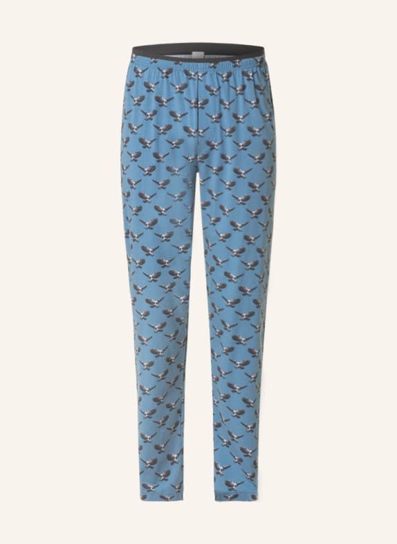 mey Spodnie od piżamy z serii EAGLE NIEBIESKI