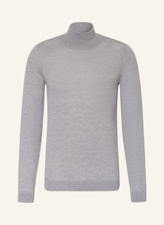 BOSS Rollkragenpullover MUSSO GRAU