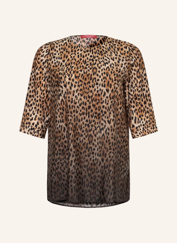 MARINA RINALDI SPORT Blusenshirt mit 3/4-Arm und Schmucksteinen