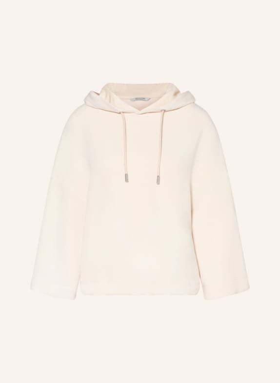 comma casual identity Hoodie mit 3/4-Arm CREME