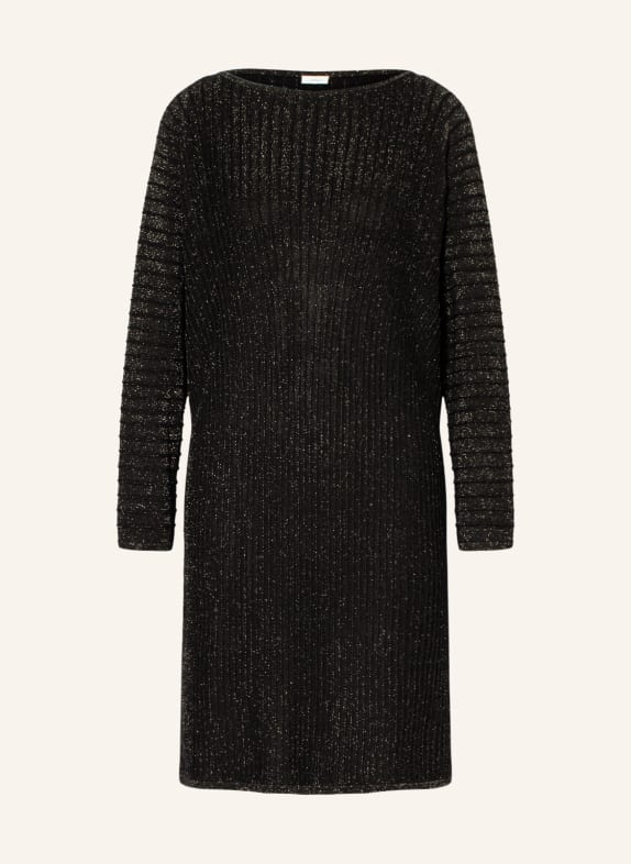 s.Oliver BLACK LABEL Knit dress with glitter thread BLACK