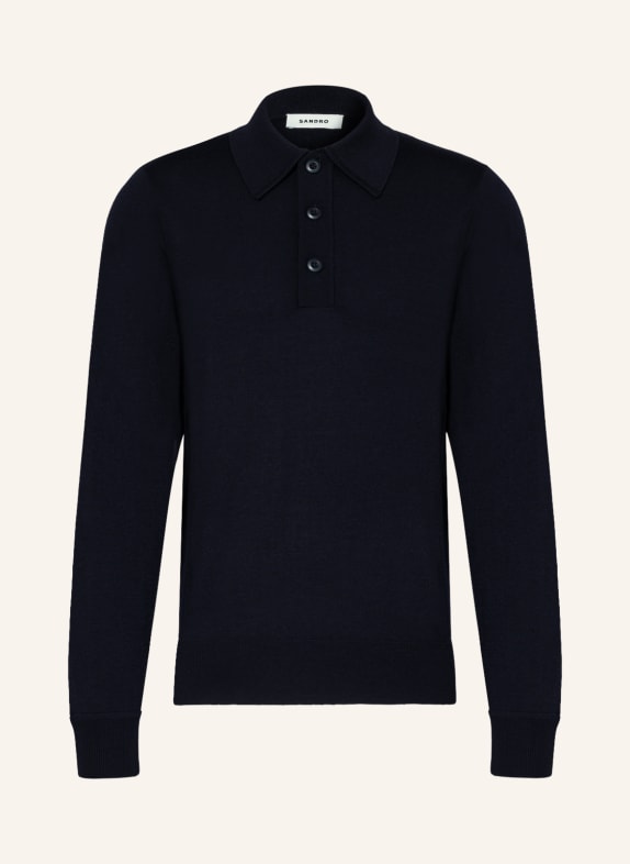 SANDRO Strick-Poloshirt
