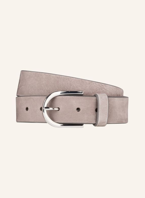 SCHUCHARD & FRIESE Leather belt GRAY