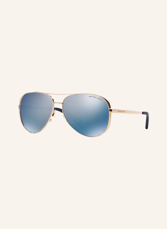 MICHAEL KORS Sunglasses MK5004 100322 - ROSE GOLD/BLUE MIRRORED