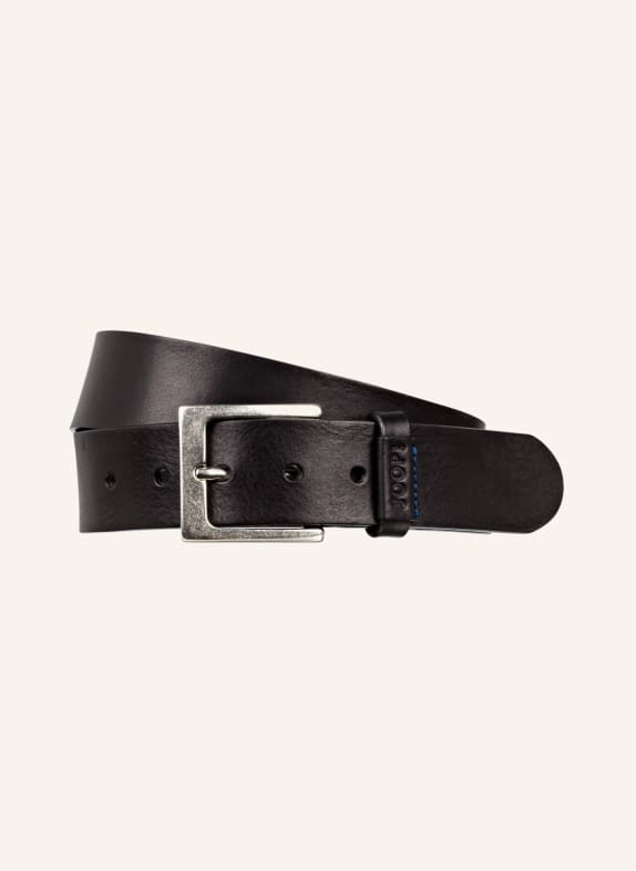 JOOP! Leather belt BLACK