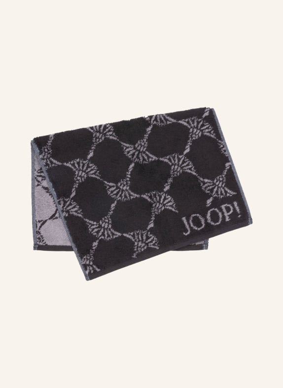 JOOP! Gastenhanddoek CORNFLOWER ZWART / GRIJS