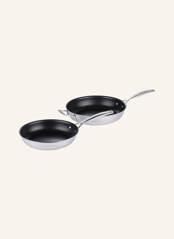 LE CREUSET 2-tlg. Pfannenset 3-PLY SILBER