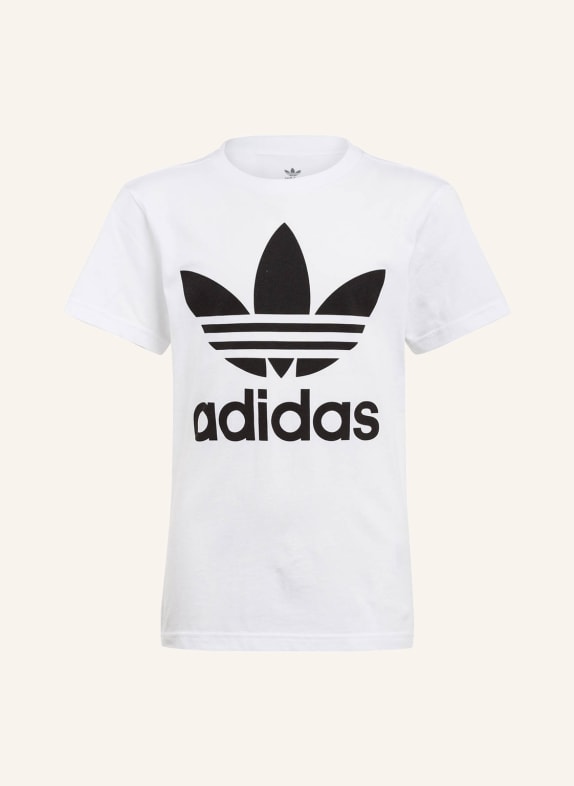 adidas Originals T-Shirt TREFOIL WEISS/ SCHWARZ