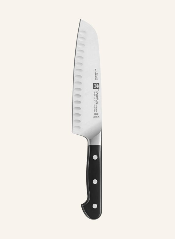 ZWILLING Santoku knife BLACK/ SILVER