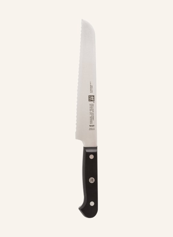 ZWILLING Bread knife GOURMET BLACK/ SILVER