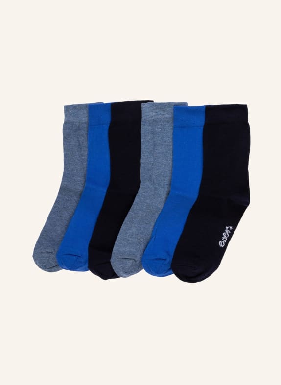 ewers COLLECTION 6er-Pack Socken 70 70 blau marine