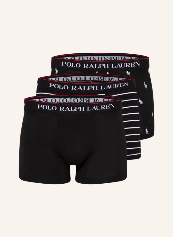 POLO RALPH LAUREN 3er-Pack Boxershorts SCHWARZ/ WEISS