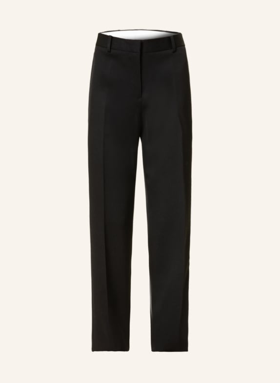 JIL SANDER Kalhoty ČERNÁ
