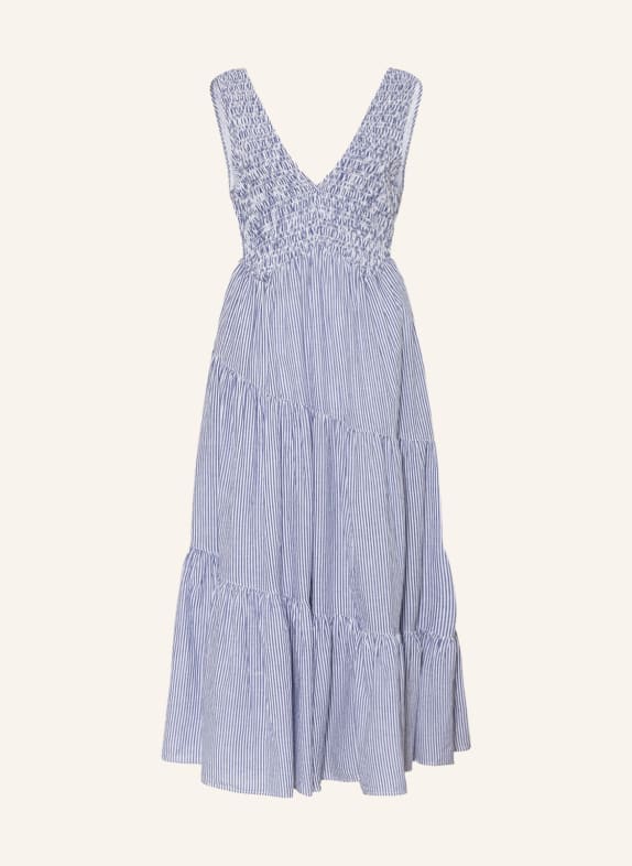 Free People Dress JUNO with cut-out BLUE/ WHITE