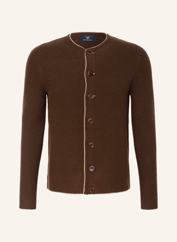 STROKESMAN'S Strickjacke BRAUN