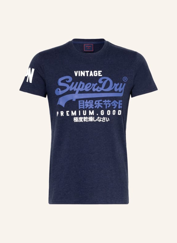 Superdry T-Shirt DUNKELBLAU