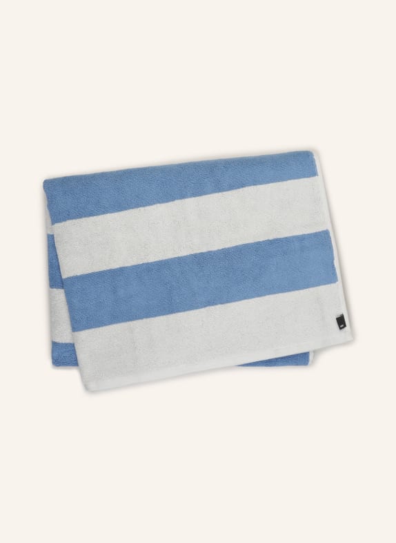 HAY Bath towel FROTTÉ STRIPE BLUE/ CREAM