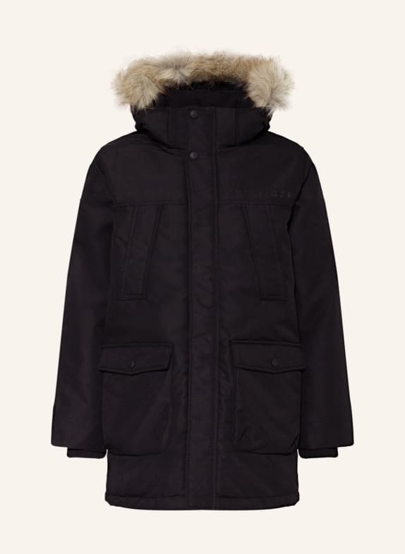 TOMMY HILFIGER Parka mit abnehmbarer Kapuze