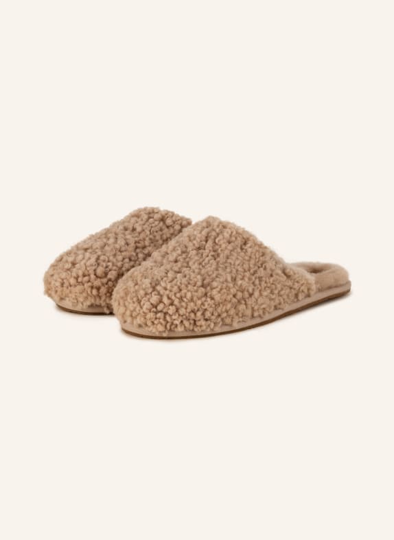 UGG Slippers MAXI CURLY CAMEL