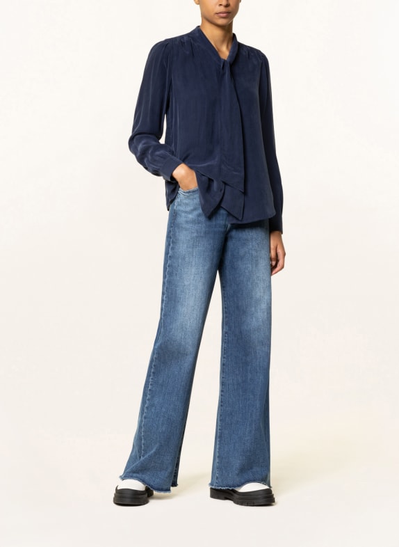 SCOTCH & SODA Schluppenbluse DUNKELBLAU