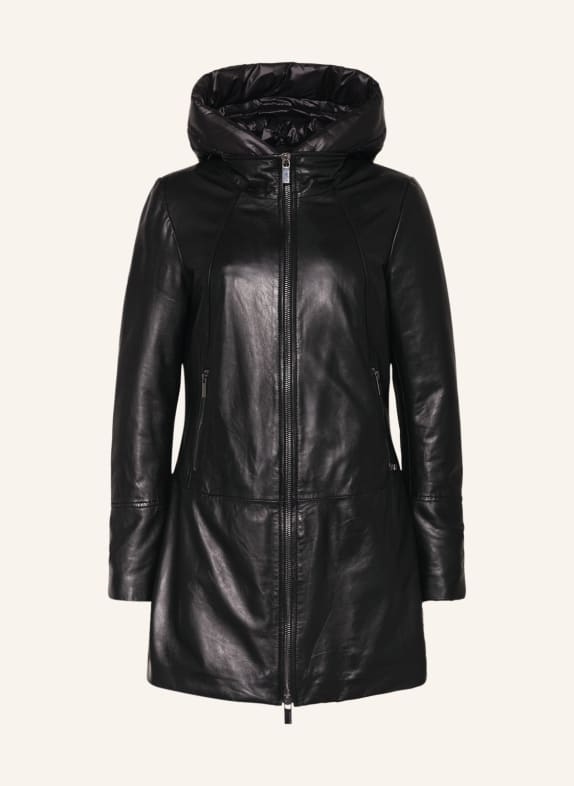 MILESTONE Lederjacke MS-TRACI mit abnehmbarer Blende
