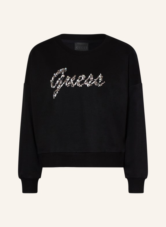 GUESS Sweatshirt MANILA mit Schmucksteinen
