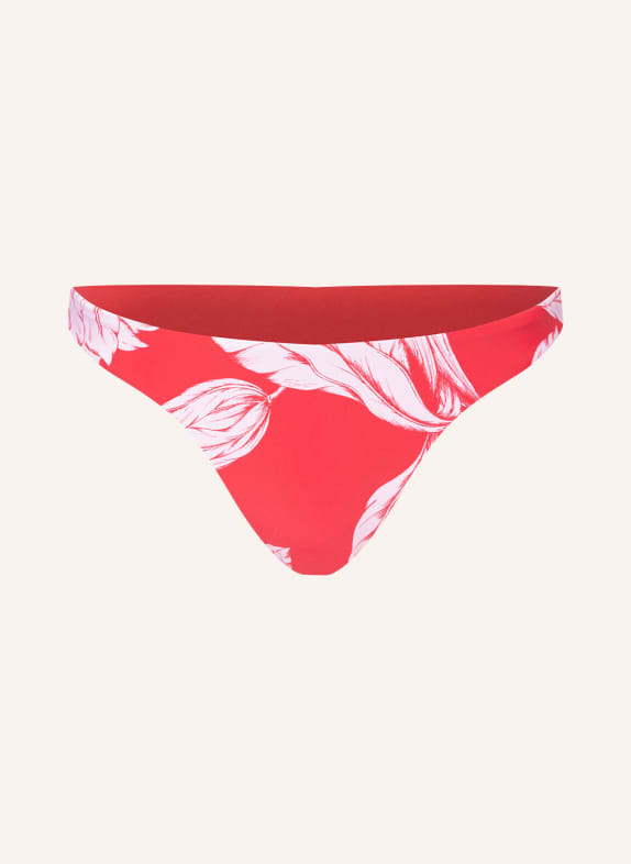 SEAFOLLY Basic-Bikini-Hose FLEUR DE BLOOM ROT/ HELLROSA