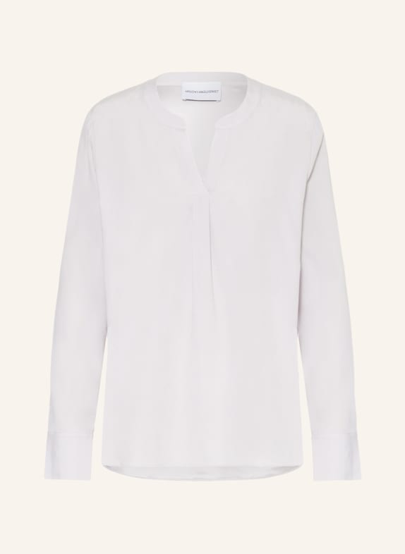 HERZEN'S ANGELEGENHEIT Shirt blouse in silk LIGHT GRAY