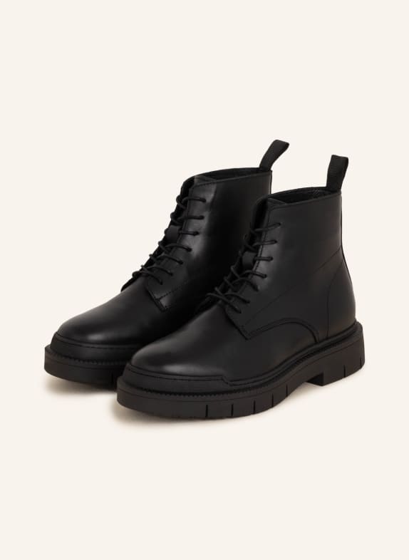 PAUL Lace-up boots  BLACK