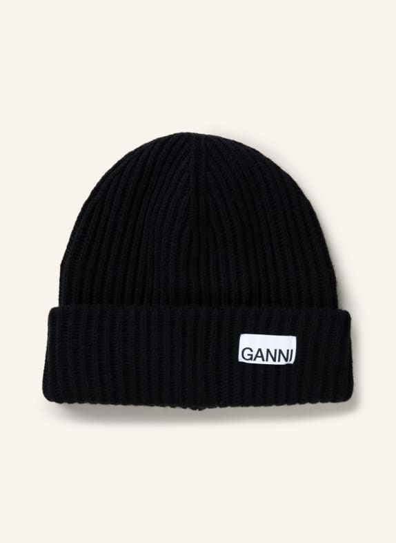 GANNI Hat BLACK