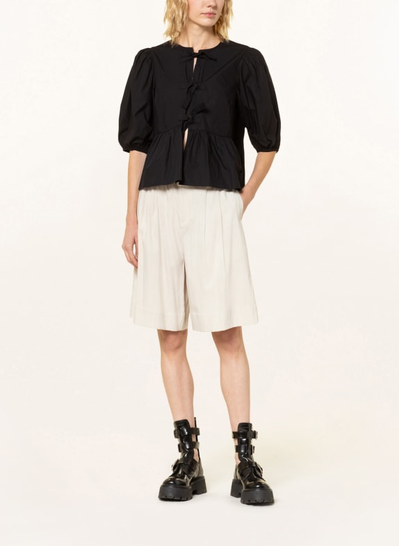 GANNI blouse ZWART