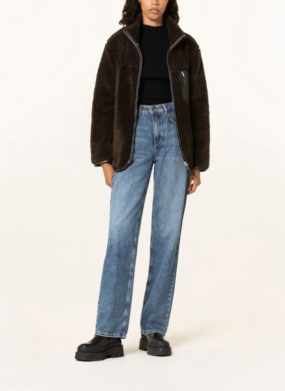 ANINE BING Teddyfell-Jacke RYDER