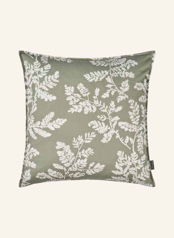 PROFLAX Decorative cushion cover FARN OLIVE/ WHITE