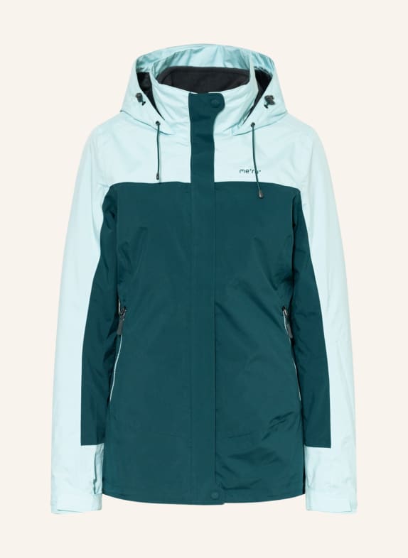 me°ru' 3-in-1-Jacke WASILIA PETROL/ MINT