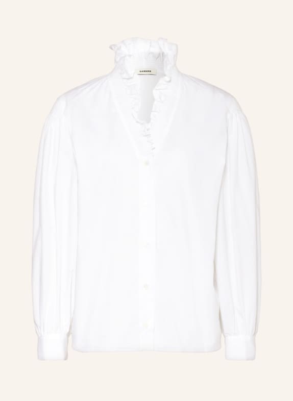 SANDRO Bluse WEISS