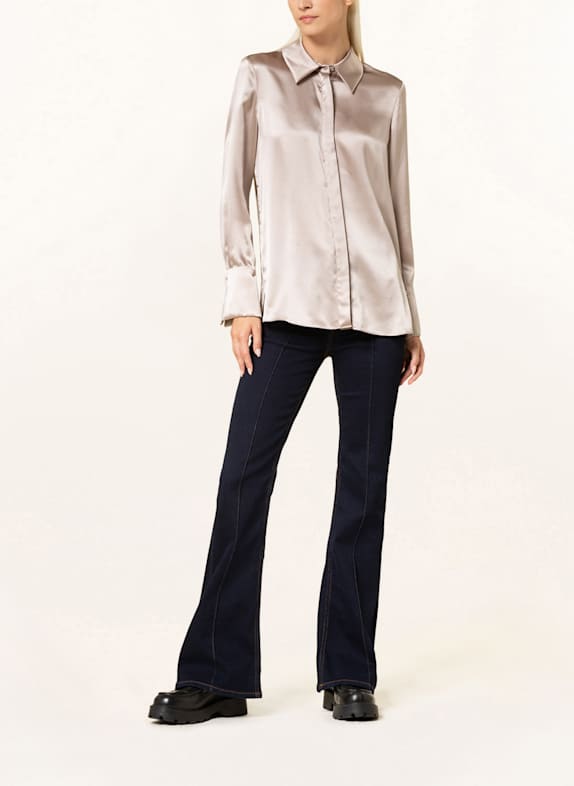 REISS Hemdbluse TAUPE