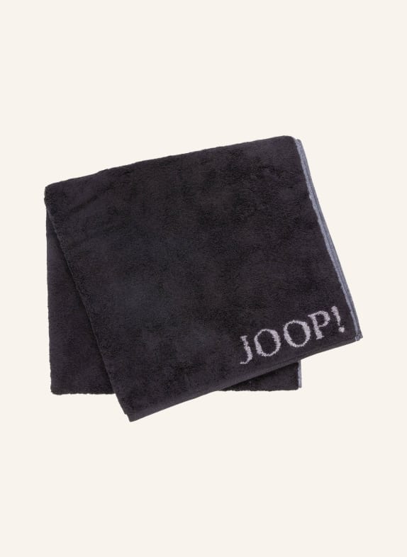 JOOP! Ręcznik kąpielowy CLASSIC DOUBLEFACE  CZARNY/ SZARY