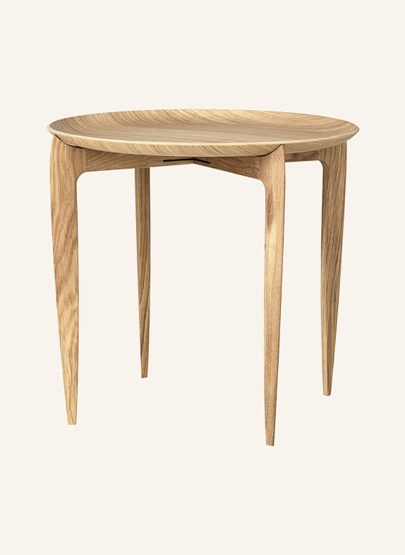 FRITZ HANSEN Side table TRAY TABLE BEIGE/ BROWN
