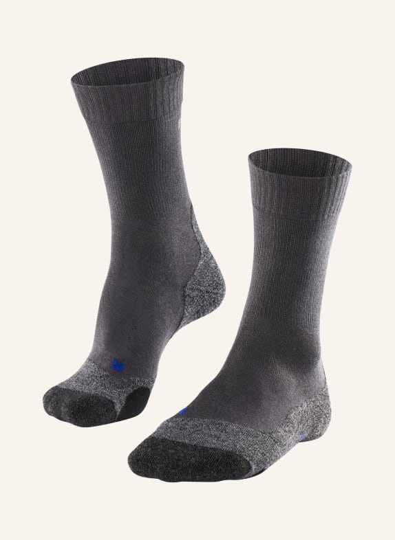 FALKE Trekové ponožky TK2 COOL 3180 ASFALTOVÁ MEL.